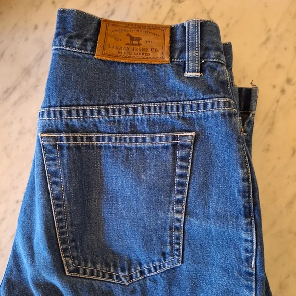 Vintage Petite Ralph Lauren cropped jeans P2 - Picture 1 of 5